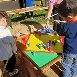 Jeu en bois, pêche à la ligne